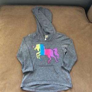 Unicorn LS hooded Tee